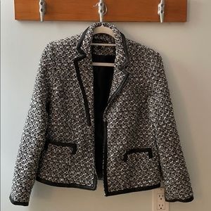 Houndstooth suit jacket